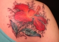 hibiscus flower tattoo