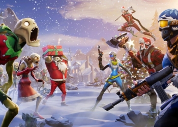 Fortnite Christmas event gameplay screenshot