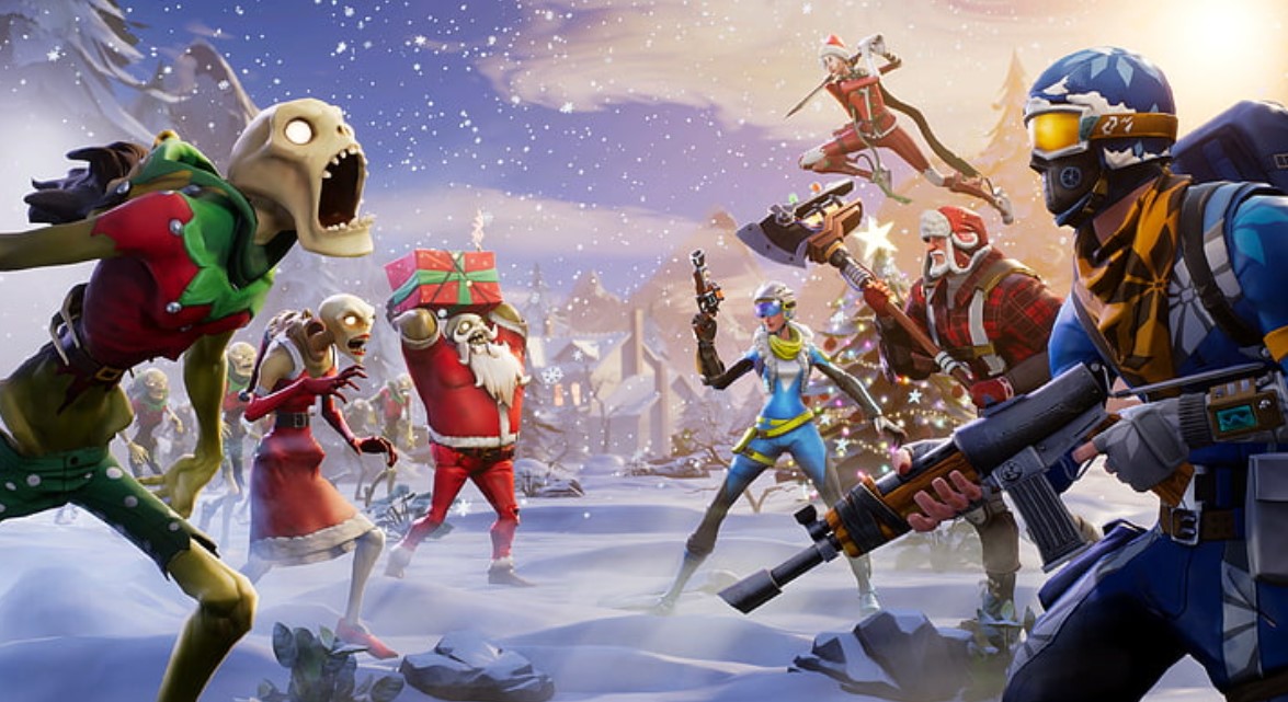 Fortnite Christmas event gameplay screenshot