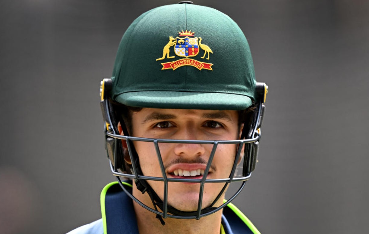 Sam Konstas batting at MCG Boxing Day Test 2024