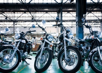 Hero MotoCorp motorcycle assembly line