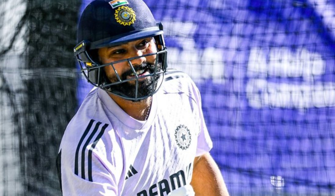 Rohit Sharma during Test match in Australia