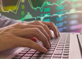 stock market trading screen