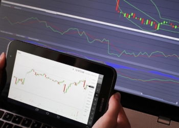 stock market trading screen