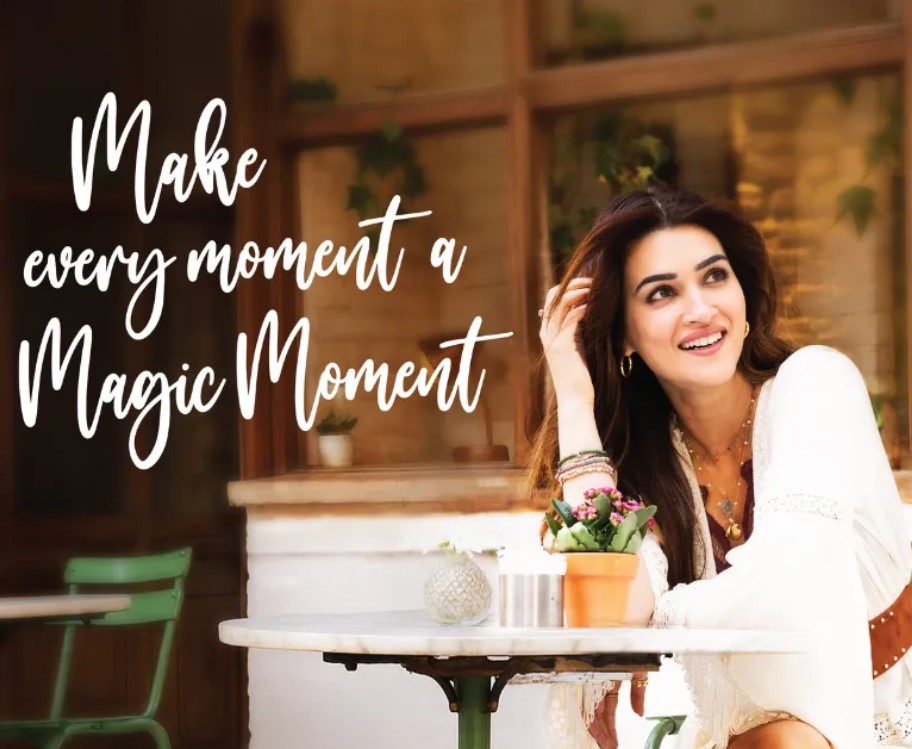 Kriti Sanon Magic Moments Vodka campaign photoshoot
