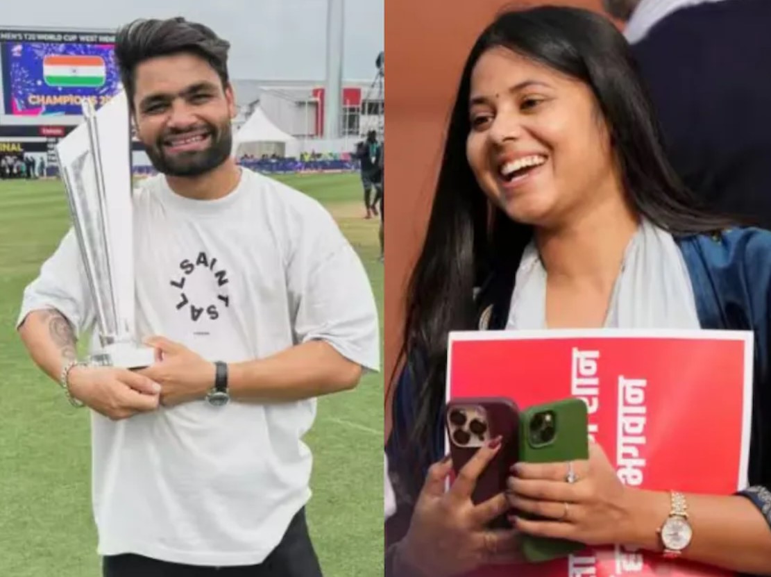 Priya Saroj and Rinku Singh engagement event Samajwadi Party leaders