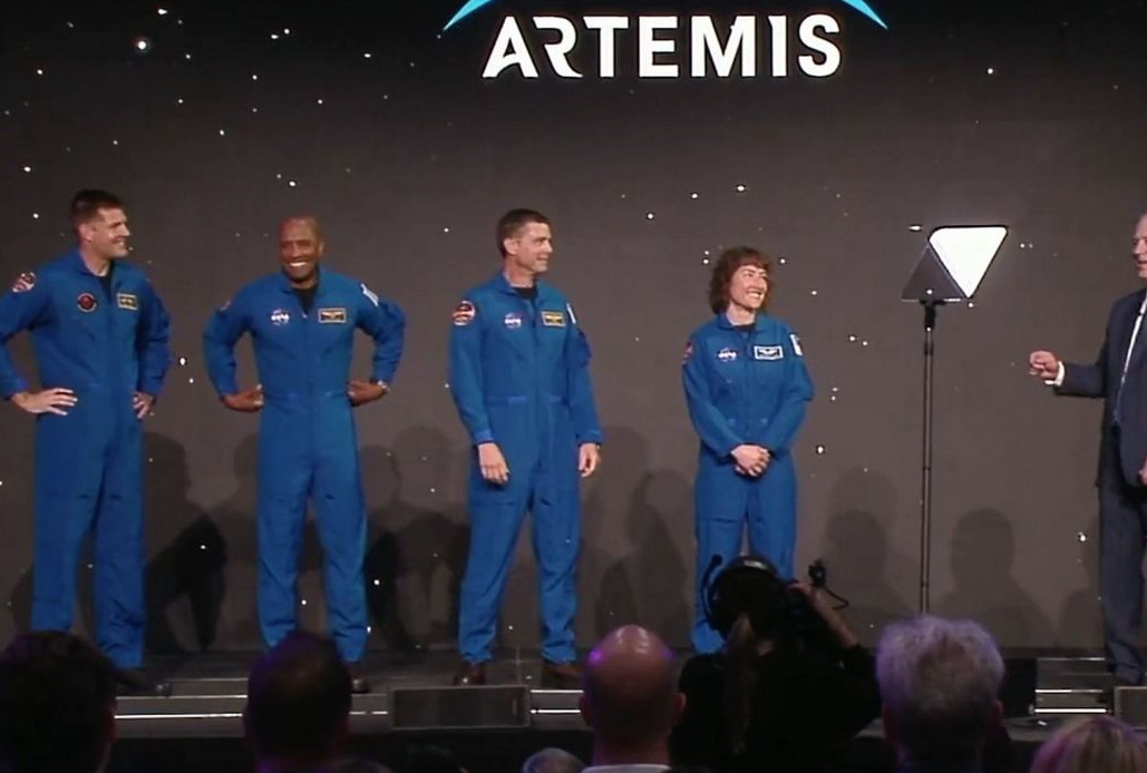 NASA astronauts on Artemis II mission