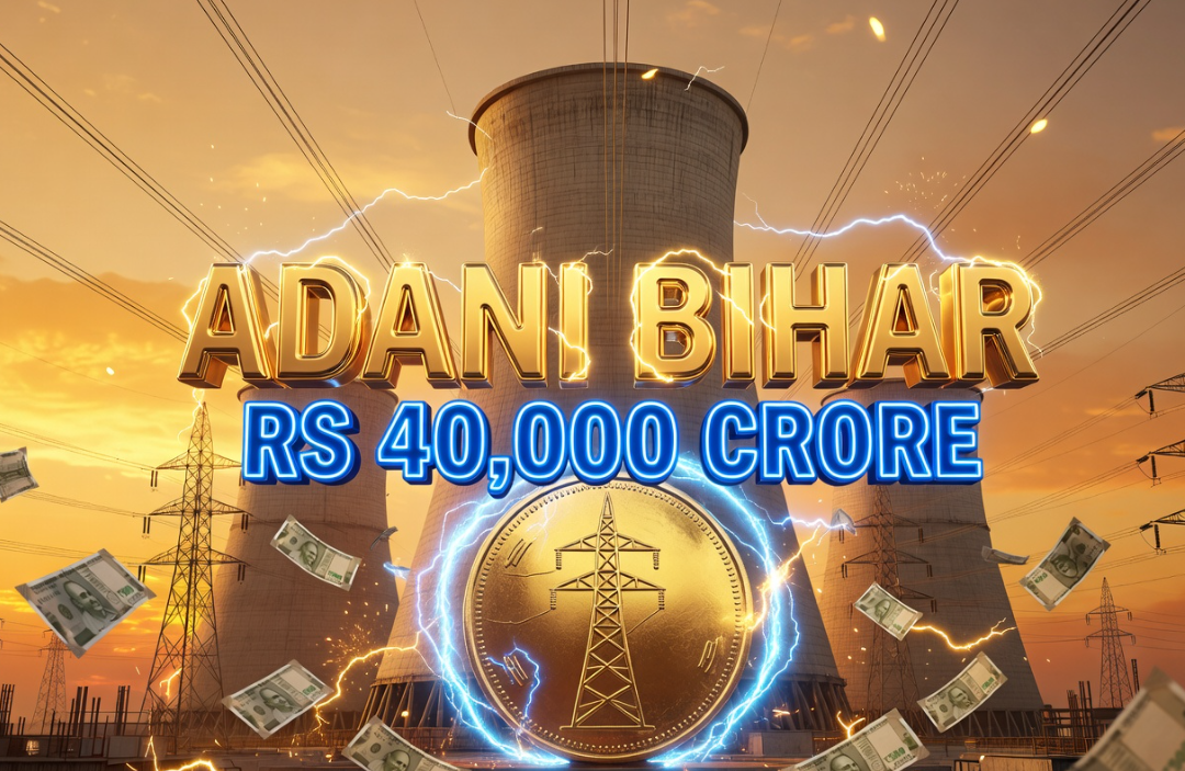 Adani Group Bihar Rs 40000 crore power plant investment