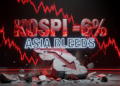 KOSPI stock market crash Asian indices Friday selloff