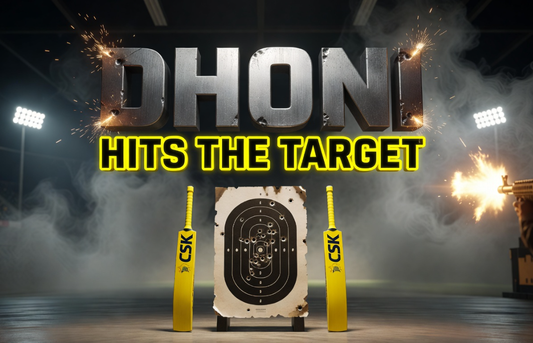 MS Dhoni shooting skills NSG Chennai viral IPL retirement
