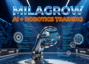 Milagrow Education robotics and AI training program India students