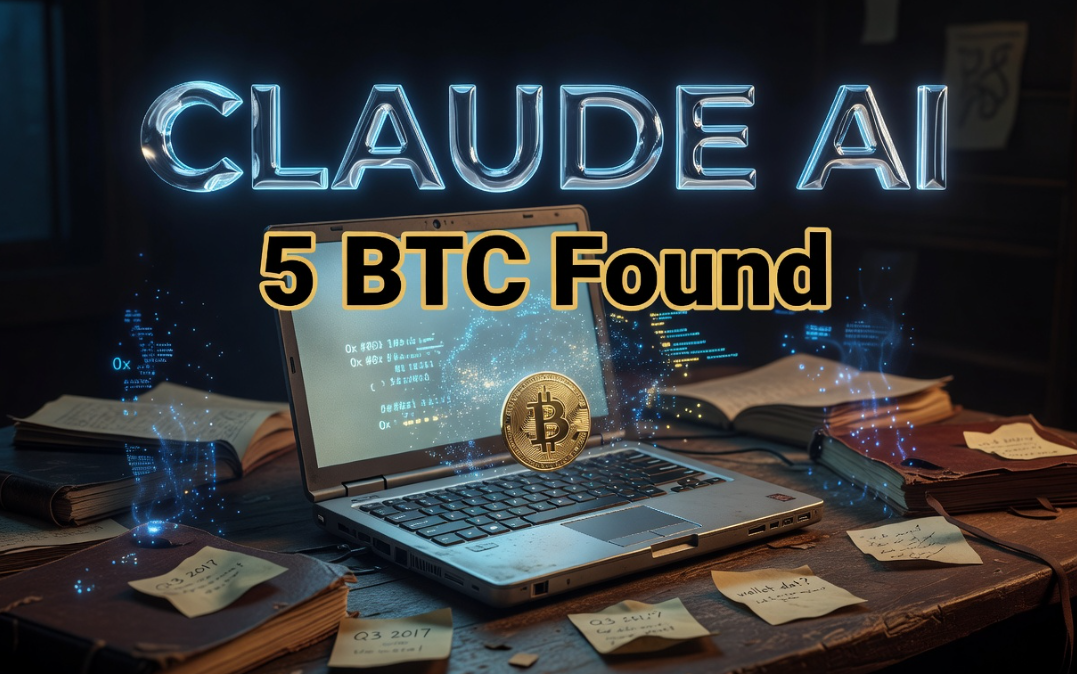 claude ai bitcoin wallet recovery old laptop story