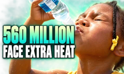 560 million children extra heat-stress days climate