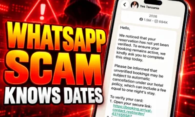 Booking.com WhatsApp scam already knows stay dates