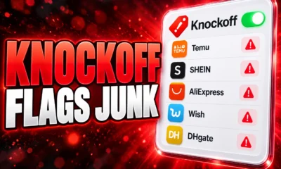 Knockoff extension flags Amazon junk brands