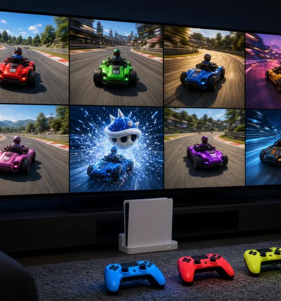 Mario Kart 8 Deluxe eight-player split-screen Switch 2 patch