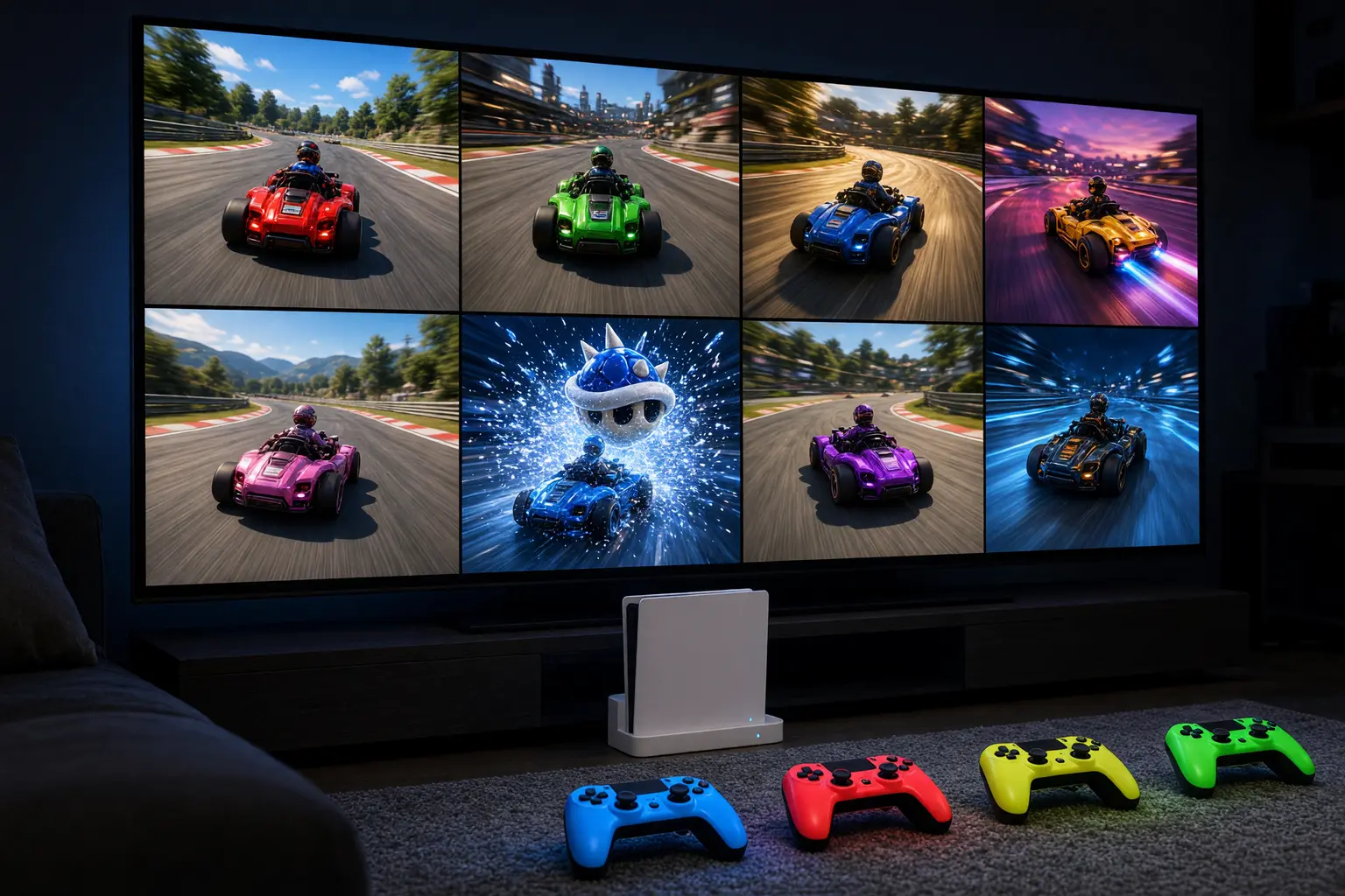 Mario Kart 8 Deluxe eight-player split-screen Switch 2 patch