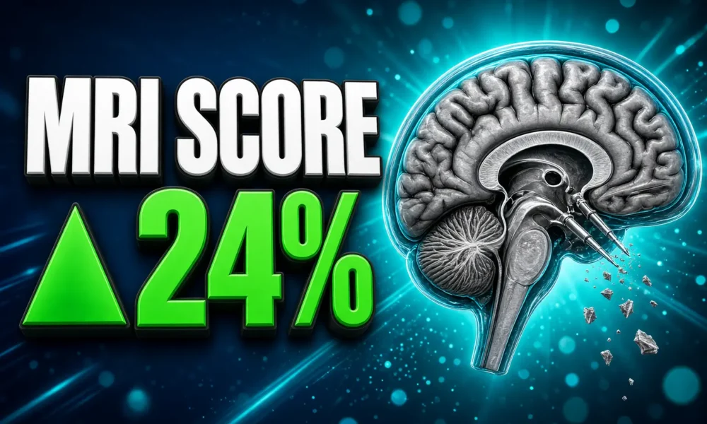 MRI shrinkage score early-onset Alzheimer’s 24 percent risk