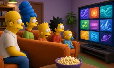 Simpsons Yellow Mirror Disney Plus US film chart number one