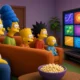 Simpsons Yellow Mirror Disney Plus US film chart number one