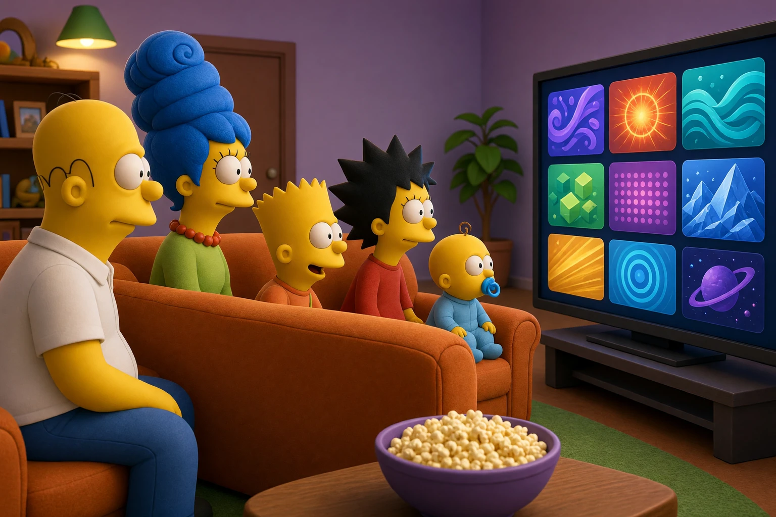 Simpsons Yellow Mirror Disney Plus US film chart number one