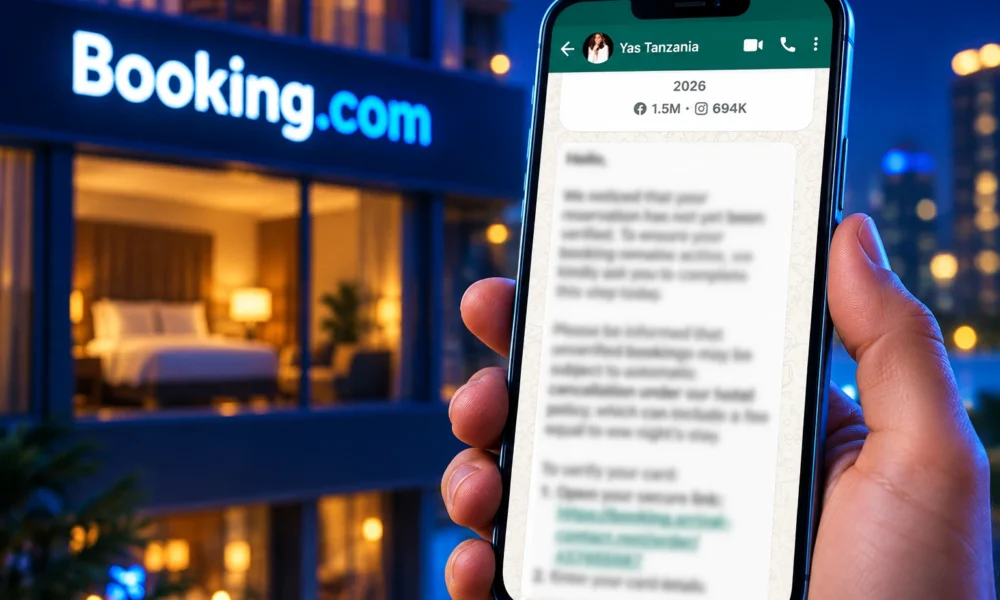 Booking.com WhatsApp scam knew the stay dates