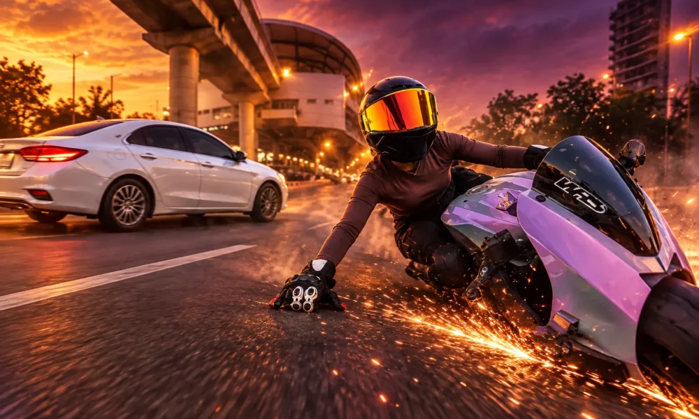 Gurugram Golf Course Road Sia biker hit-and-run