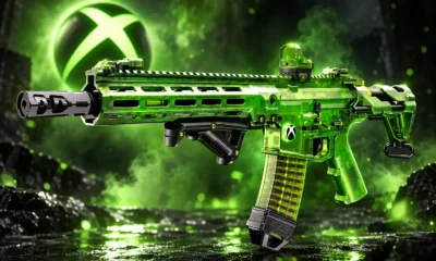 Xbox Series Inner Circuit M4 green skin