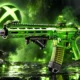 Xbox Series Inner Circuit M4 green skin