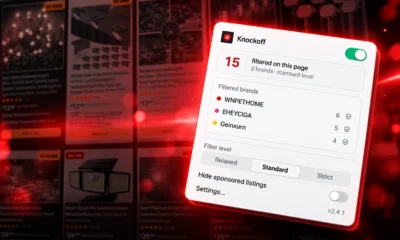 Knockoff extension flags Amazon junk brand listings