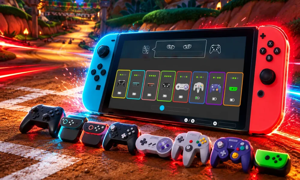 Mario Kart 8 Deluxe eight-player split-screen Switch 2