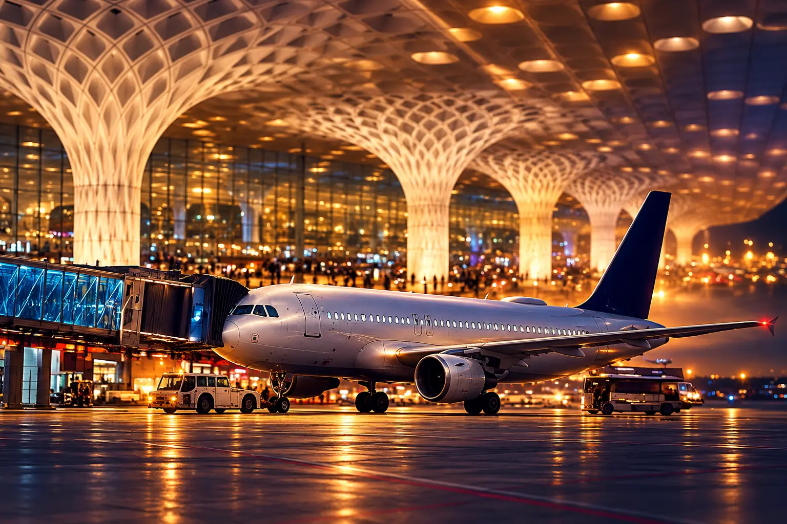 Mumbai airport 265 international slot cuts Terminal 2
