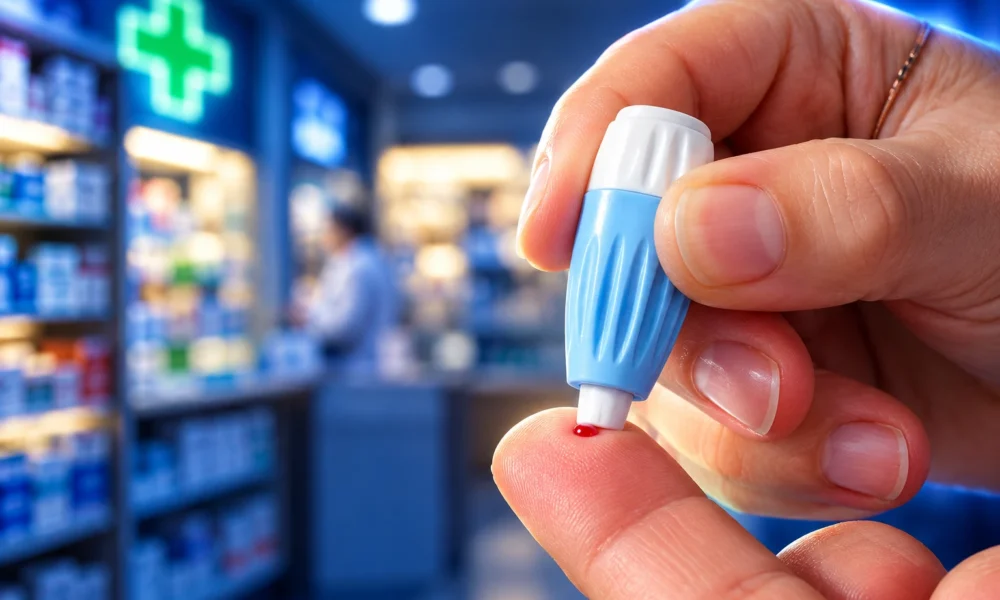 NHS pharmacy cholesterol pin-prick tests autumn