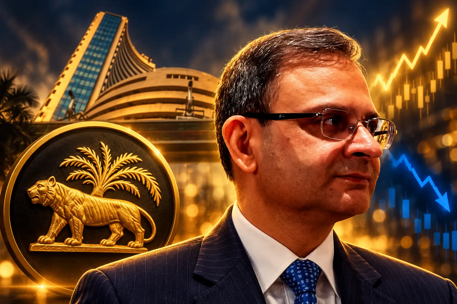 Sensex falls after RBI repo rate rises to 5.50%