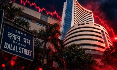 Sensex falls 813 points as Brent hits $100.5