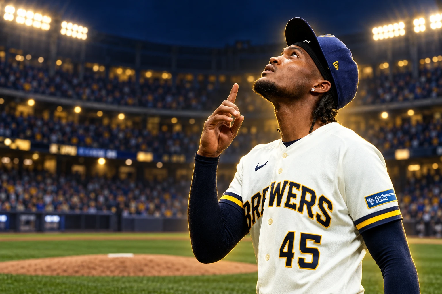 Brewers bullpen perfect innings NLCS Game 2 record