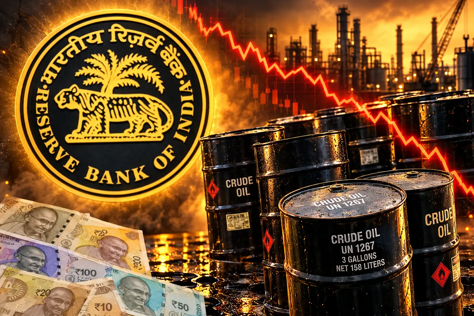 Nifty falls as India pays $121 crude