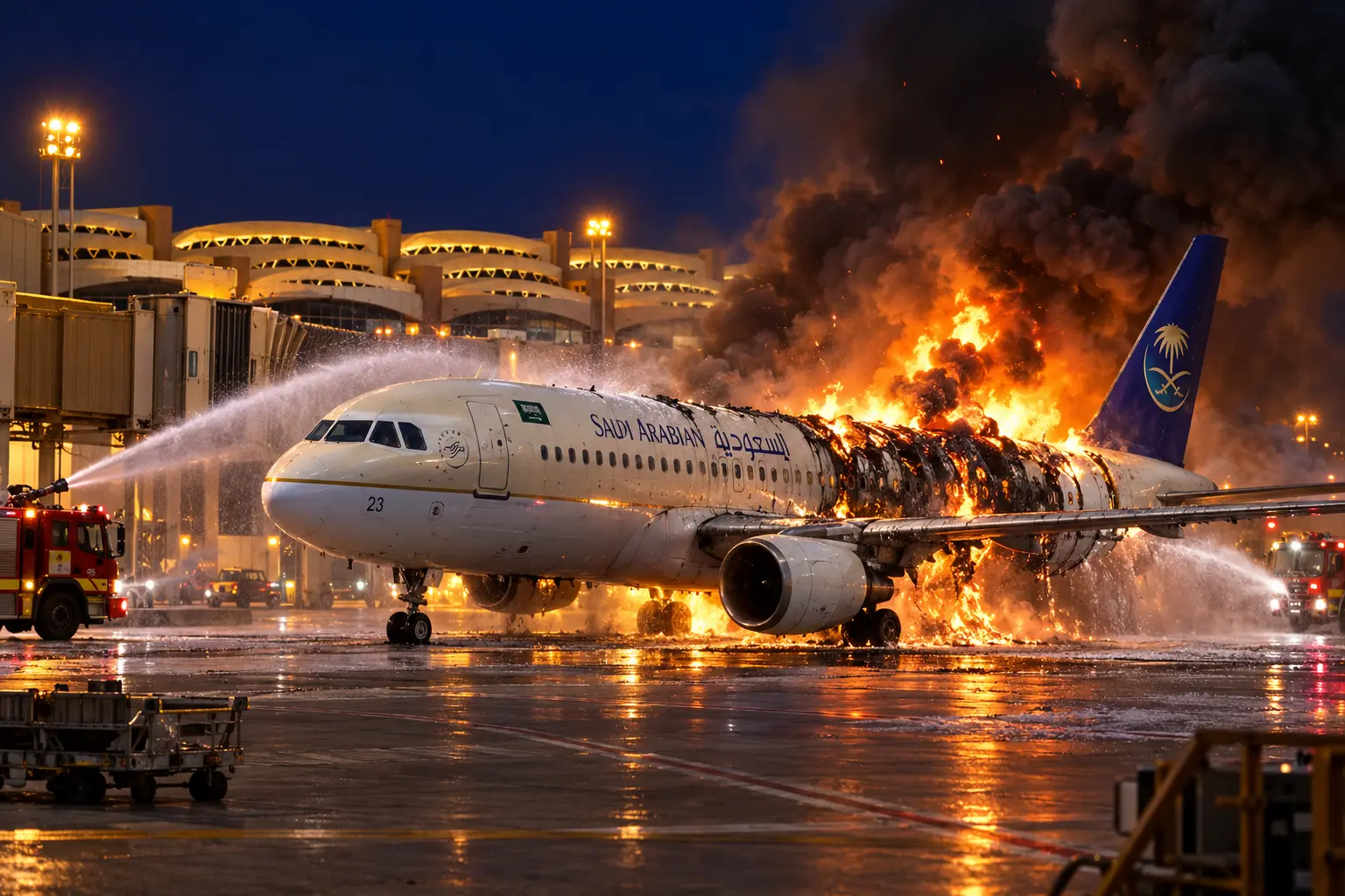 Saudia flights cancelled after Houthi airport strikes