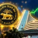 Sensex falls after RBI repo rate rises to 5.50%