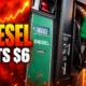 US diesel hits $6 gallon as oil tops 100